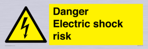 Danger Electric shock risk
